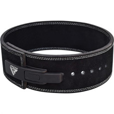 Пояс для важкої атлетики RDX 4 Pro Liver Buckle шкіряний Black Plus XL, код: WBL-4LB-XL+