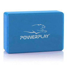 Блок для йоги PowerPlay Yoga Brick EVA синій, 2шт, код: PP_4006_Blue_2in
