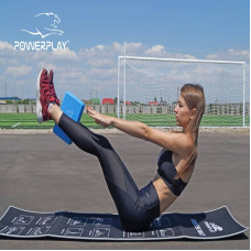 Блок для йоги PowerPlay Yoga Brick EVA синій, 2шт, код: PP_4006_Blue_2in