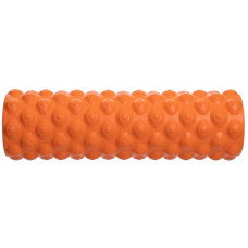 Роллер для занять йогою і пілатесом FitGo Grid Bubble Roller 450х140 мм, помаранчевий, код: FI-6672-Bubble_OR