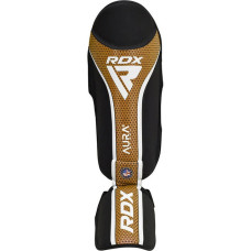 Захист гомілки та стопи RDX Shin Instep Aura Plus T-17 Black Golden M, код: SGR-T17BGL-M+