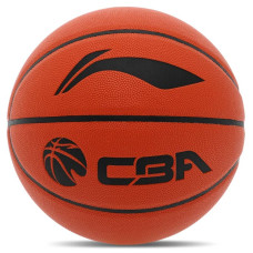 М'яч баскетбольний LI-Ning CBA №7, помаранчевий, код: LBQK577-3-S52