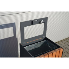 Урна InterAtletika 467х449х730 мм, код: LP203-SM