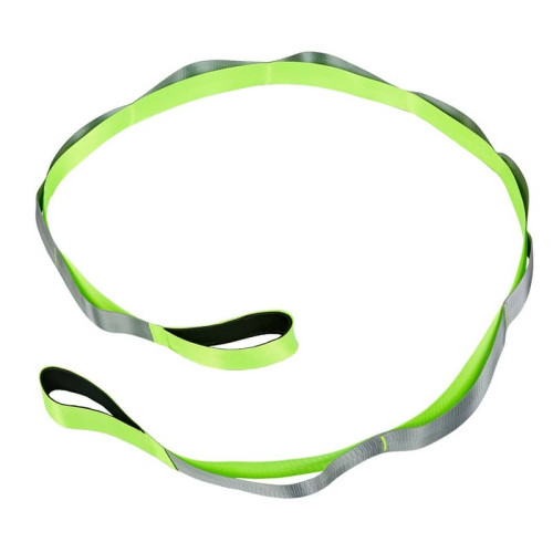 Стрічка для розтяжки FitGo Stretch Strap салатовий, код: FI-8369_LG