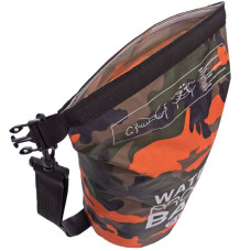 Водонепроникний гермомішок SP-Sport Waterproof Bag 5л камуфляж помаранчевий, код: TY-6878-5_KOR-S52