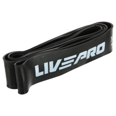 Гума петля для підтягування та тренувань стрічка силова LiveUp Super Band X-Large 39-77кг, чорний, код: LP8410-XL