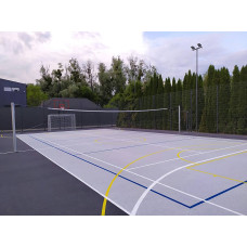 Ворота гандбольні InterAtletika металеві, розбірні 3170х980х2080 мм, код: УТ600-SM
