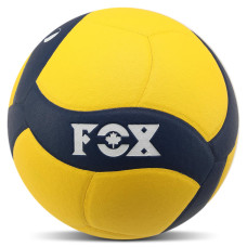 М'яч волейбольний Fox №5 PU, жовтий-синій, код: VB-5902