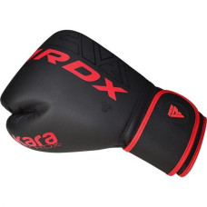 Боксерські рукавиці RDX F6 Kara Matte 14 унцій, чорний-червоний, код: BGR-F6MR-14OZ