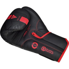 Боксерські рукавиці RDX F6 Kara Matte 14 унцій, чорний-червоний, код: BGR-F6MR-14OZ