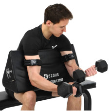 Стрічки для тренувань біцепса BFR ремені Kaatsu Ezous Occlusion Bands 2 шт, чорний-сірий, код: C-09_BKGR