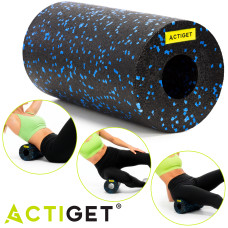 Масажний ролик Actiget EPP 29.5 x 15 см (валик, роллер) Black/Blue, код: ACT0093