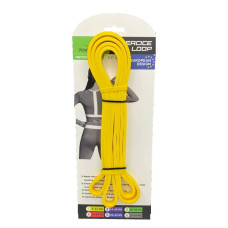 Еспандер-петля (гумка для фітнесу і кроссфіту) PowerPlay Power Band Light (5-14kg), жовтий, код: PP_4115_Yellow_(5-14 kg)