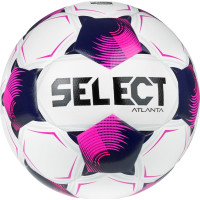 М'яч футбольний Select FB Atlanta Fifa v26 057598-011 №5, білий-рожевий, код: 5703543459575