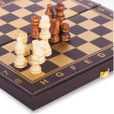 Шахи, шашки, нарди 3 в 1 ChessTour 300x300 мм, код: L3008