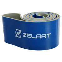 Гума петля для підтягувань та тренувань стрічка силова Zelart Power Loop 754г, сірий, код: FI-5439-7