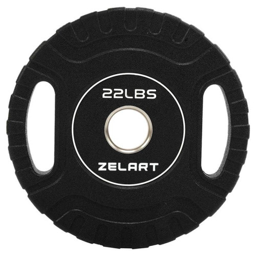 Блини диски CPU покриття 2 Handle металева втулка Zelart ø51мм, 10кг ,чорний, код: TA-3438-10