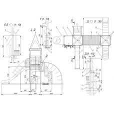Ігровий комплекс InterAtletika Теремок, 5980х5296х4516 мм, код: T902М-SM
