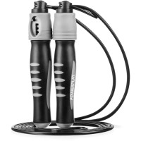 Скакалка з лічильником PowerPlay Jump Rope With Counter Чорно/Сіра 2.75 см., код: PP_4215_Black/Grey