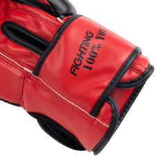 Боксерські рукавиці PowerPlay Classic 12 унцій, чорний-червоний, код: PP_3004_12oz_Bl/Red
