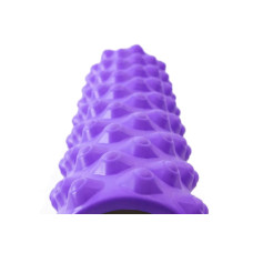 Масажний ролик EasyFit Grid Roller Extreme 450х140 мм, фіолетовий, код: EF-2051-V-EF