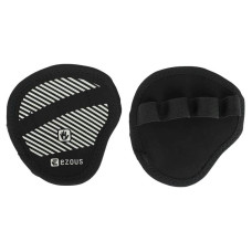 Накладки атлетичні нековзкі Грипад WorkOut Ezous Hand Protection 130x130 мм, чорний, код: D-02