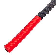 Канат для кроссфіта Zelart Combat Battle Rope 12000х38 мм, чорний, код: FI-5311-12-S52