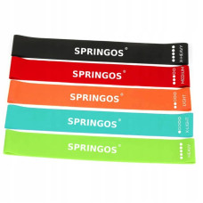 Резинка для фітнесу та спорту Springos Mini Power Band 1-25 кг (5 шт), код: PB0012
