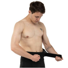 Пояс атлетичний посилений регульований Ezous Carbon Fiber Belt With Waist Pad розмір S, чорний, код: O-08_S
