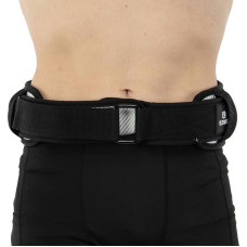Пояс атлетичний посилений регульований Ezous Carbon Fiber Belt With Waist Pad розмір S, чорний, код: O-08_S
