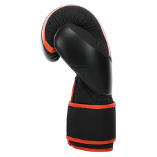 Боксерські рукавиці Hard Touch 14 унцій, чорний-помаранчевий, код: BO-4250_14BKOR