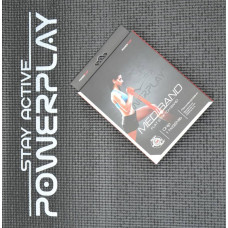 Стрічка-еспандер для фітнесу та реабілітації PowerPlay MediBand Heavy 0.6мм (11кг), червоний, код: PP_4112_Red_Heavy