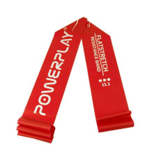 Стрічка-еспандер для фітнесу та реабілітації PowerPlay MediBand Heavy 0.6мм (11кг), червоний, код: PP_4112_Red_Heavy