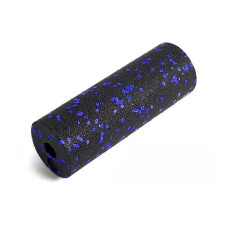 Набір для масажу та йоги PowerPlay EPP (2 м"ячики + валик масажер 15x5,3 см) Blue  + резинка 7,5 кг., код: PP_4091_Blue