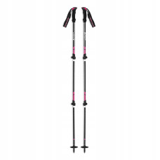 Трекінгові палиці Mountain Goat Peak+ 65-135 см, чорний-рожевий, код: P-5905973404648