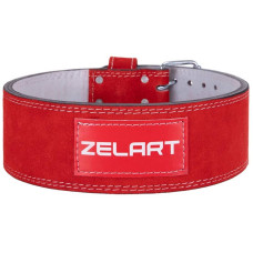 Пояс атлетичний шкіряний Zelart ширина 10см XL, червоний, код: SB-165159_XL-S52