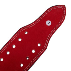 Пояс атлетичний шкіряний Zelart ширина 10см XL, червоний, код: SB-165159_XL-S52
