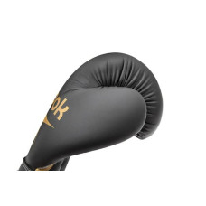 Рукавички боксерські Reebok 10 унцій чорний/жовтий, код: RSCB-12010GB-10-IA