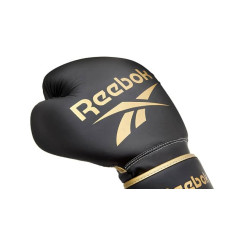 Рукавички боксерські Reebok 10 унцій чорний/жовтий, код: RSCB-12010GB-10-IA