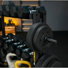 Стійка 3-рівнева для гантелей, грифів та гирь Trex Sport TX-075DR, код: 5902308238275