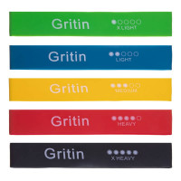 Гумки для фітнесу набір FitGo Loop Bands Gritin 5 шт, код: FI-3106-S52