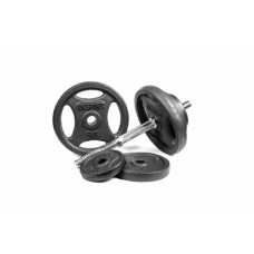 Гантелі набірні металеві RN-Sport 2x18,5 кг, код: RN_QTR18х2