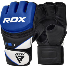 Рукавиці для ММА RDX Model GGRF S, чорний-синій, код: GGR-F12U-S