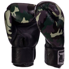Рукавички боксерські Top King Empower Camouflage шкіряні 16 унцій, камуфляж зелений, код: TKBGEM-03_16G-S52