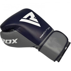 Рукавиці боксерські Rdx Leather Pro C4 Blue 14 унцій, код: RX-40267_14