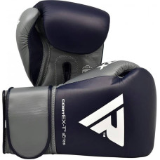 Рукавиці боксерські Rdx Leather Pro C4 Blue 14 унцій, код: RX-40267_14
