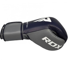 Рукавиці боксерські Rdx Leather Pro C4 Blue 14 унцій, код: RX-40267_14