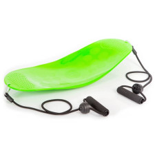 Дошка балансувальна з еспандерами FitGo Workout Board Twist 600х240 мм зелений, код: FI-1753_G