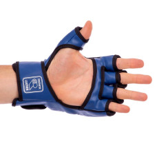 Рукавички для змішаних єдиноборств MMA Boxer XL, синій, код: 5021_XLBL