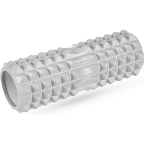 Масажний ролик (роллер) PowerPlay EVA Massage Roller Сірий (33x12см.), код: PP_4405_Grey